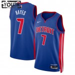 Maillot NBA Detroit Pistons Killian Hayes 7 Nike 2022-23 Icon Edition Bleu Swingman - Enfant